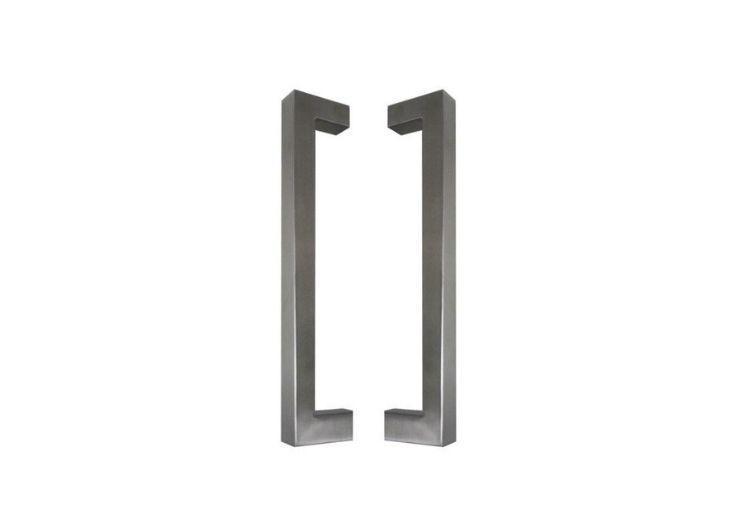 U90°K 01 ⧄ 40/40 STAINLESS STEEL DOOR HANDLE - pair