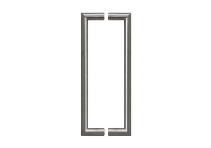 POIGNÉE DE PORTE EN ACIER INOXYDABLE MODÈLE U90° Ø 38 - paire