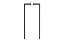 ALUMINIUM DOOR HANDLE MODEL DK 04 ⧄ 30/30 - pair