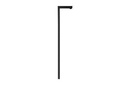 ALUMINIUM DOOR HANDLE MODEL DK 04 ⧄ 40/40 - single piece