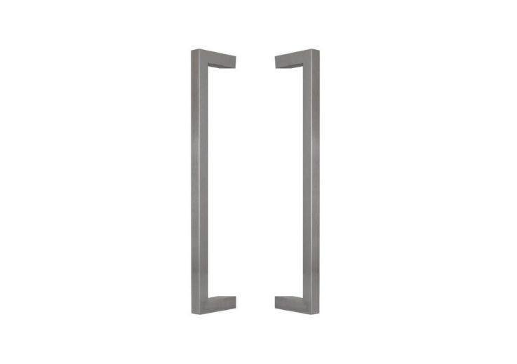 EDELSTAHL-TÜRGRIFF MODELL U90°KS 01 ⧄ 30/30 - Paar
