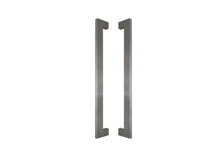 POIGNÉE DE PORTE EN INOX MODÈLE U90°K 02 ⧄ 20/40 - paire