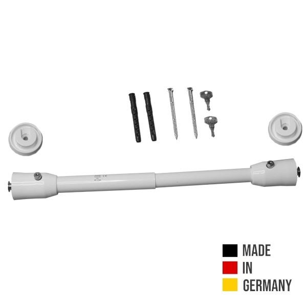 [1-S_W_39-51] ADE S-SERIE VENSTERSTANG (White, 390 - 510)