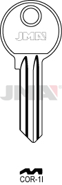 [COR-1I] JMA BRUTE SLEUTEL PROFIEL COR-1I
