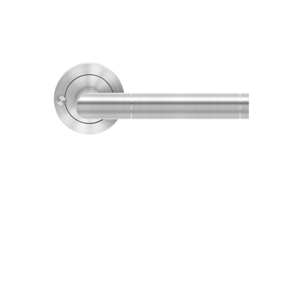 [ER34 S9 71] KARCHER DESIGN KD COMFORT RIO STEEL ER34 KRUKKENPAAR OP ROZET (brushed stainless steel)