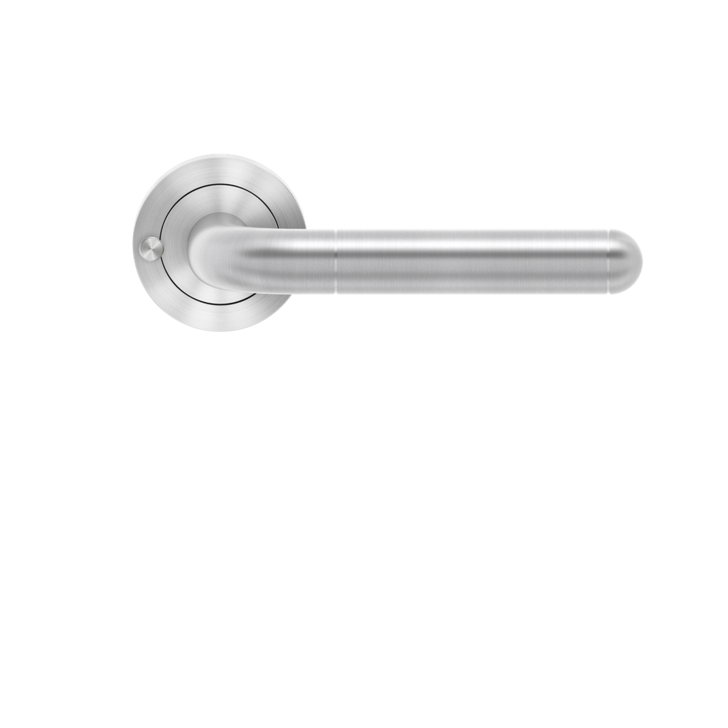 [ER35 S9 71] KARCHER DESIGN KD COMFORT LIGNANO STEEL ER35 KRUKKENPAAR OP ROZET (brushed stainless steel)