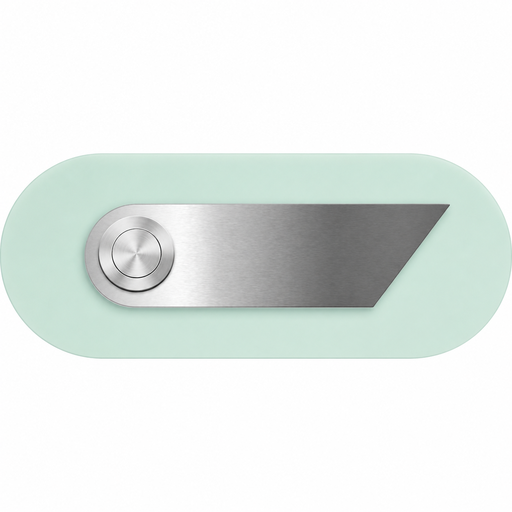 [DK4120-IGR] SONNETTE MAX KNOBLOCH DURBY POLY SNOW OVALE (Icegreen)