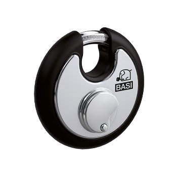 [6100-7020] BASI RVS 610W ROND Ø70 DISCUS HANGSLOT (Keyed different (KD))