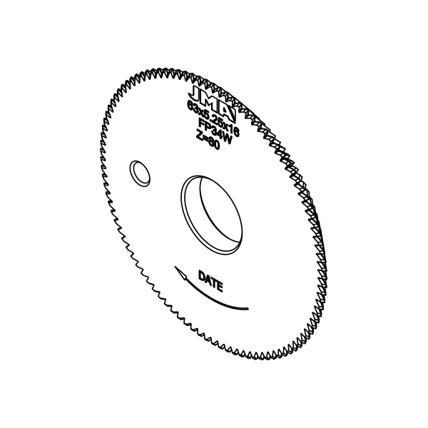 [FRESA FP34W] JMA FP-34 FREES VOOR SLEUTELMACHINES (Widia (hardmetaal))