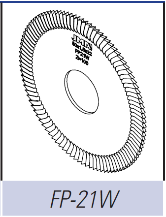 [FRESA FP21W] JMA FP-21 FREES VOOR SLEUTELMACHINES (Widia (hardmetaal))