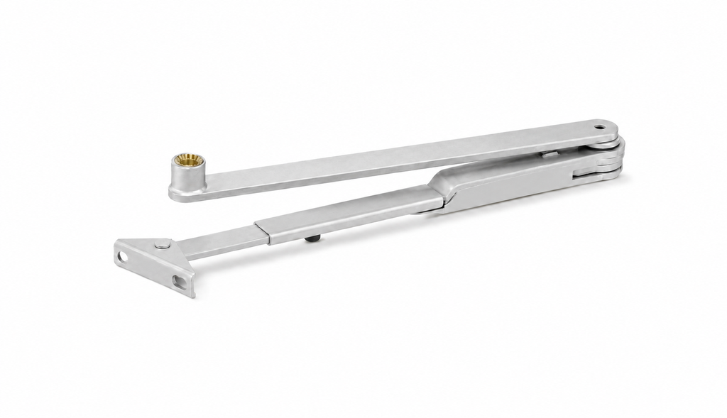 [102454] GEZE SCHAARARM MET VASTZET FUNCTIE VOOR DEURPOMP TS 2000 / TS 4000 (Non, Argent)