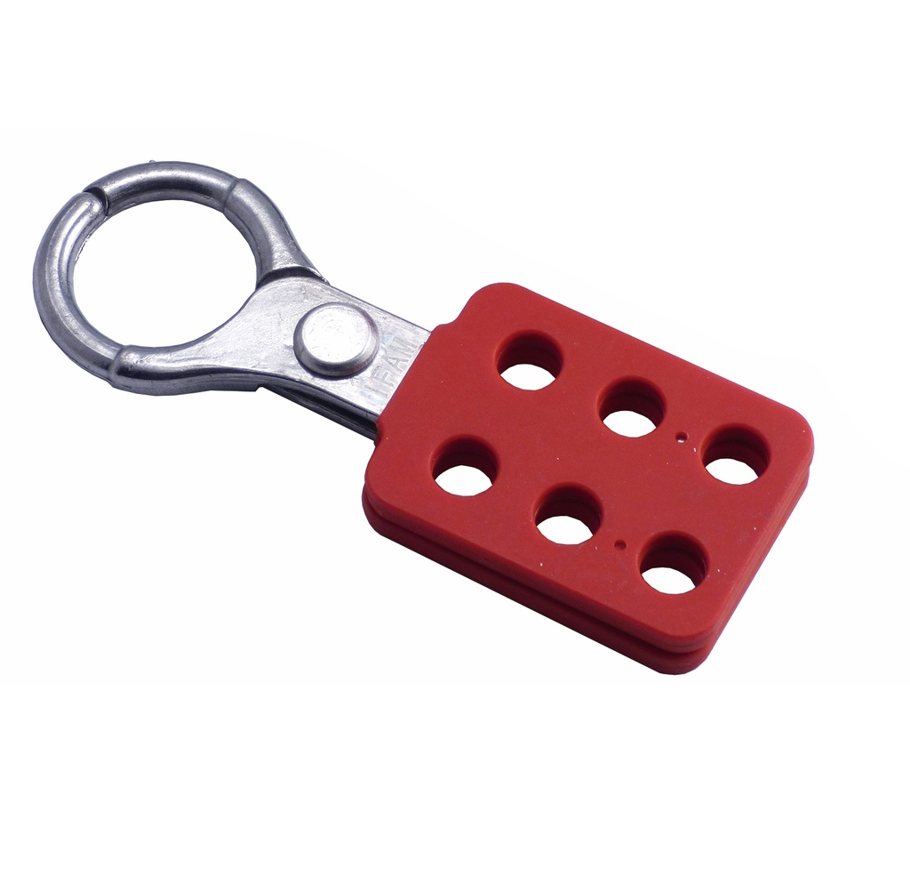 [090110] IFAM BRANDWERENDE ALUMINIUM MULTI LOCKOUT HANGSLOTKLEM VOOR 6 HANGSLOTEN (Ø 25)