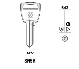 [SN5R] SILCA BRUTE SLEUTEL PROFIEL SN5R SOBINCO