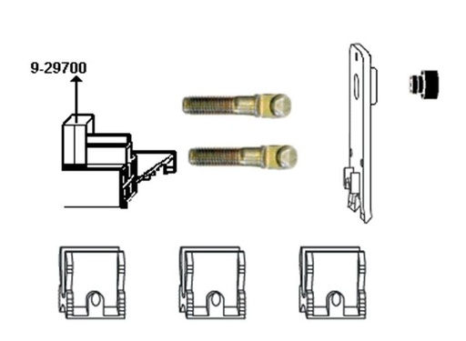 [k-16606-00-0-1] GU TOEBEHOREN VOOR GU934 SCHUIFRAAM