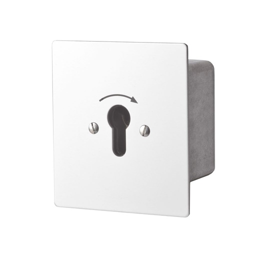 [UPB1-1T] MAASLAND SLEUTELSCHAKELAAR INBOUW VIERKANT