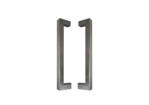 POIGNÉE DE PORTE EN ACIER INOXYDABLE MODÈLE U90°K 01 ⧄ 40/40 - paire