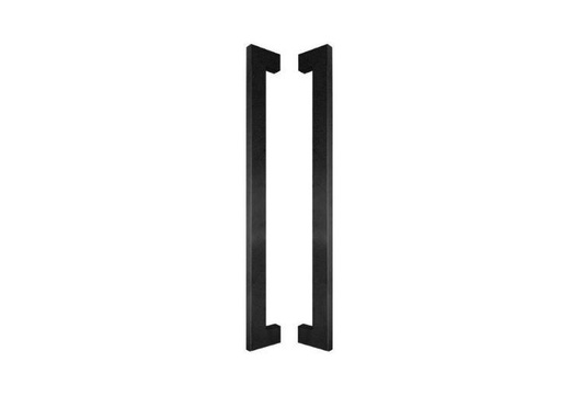 ALUMINIUM-TÜRGRIFF MODELL U90°K 02 ⧄ 20/40 - Paar
