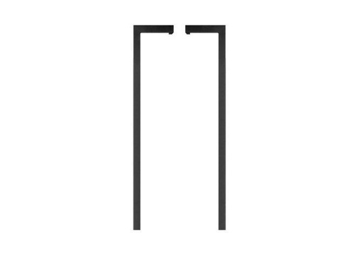 ALUMINIUM DOOR HANDLE MODEL DK 06 ⧄ 40/20 - pair