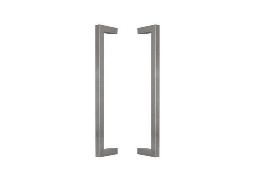 EDELSTAHL-TÜRGRIFF MODELL U90°KS 01 ⧄ 30/30 - Paar
