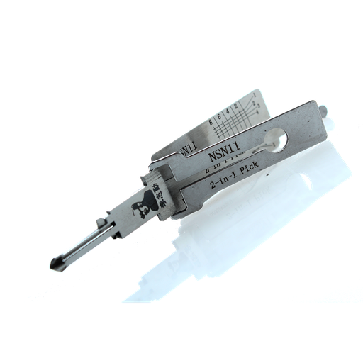 [LS2-1NSN11] LISHI 2-IN-1 PICK EN DECODER VOOR NISSAN/ FORD/ INFINITI/ SUBARU NSN11