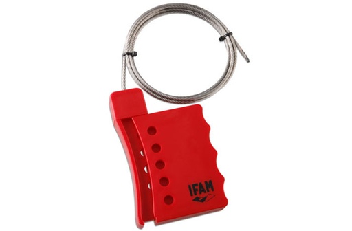 [000467] IFAM MULTI LOCKOUT KABELKLEM Ø3MM VOOR 5 HANGSLOTEN