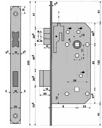 [111-50-CU] DYLA 111 WC-SLOT