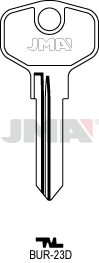 [BUR-23D] JMA BRUTE SLEUTEL PROFIEL BUR-23D