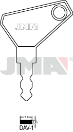 [DAV-1] JMA BRUTE SLEUTEL PROFIEL DAV-1