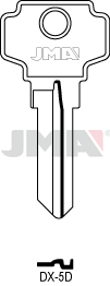 [DX-5D] JMA BRUTE SLEUTEL PROFIEL DX-5D